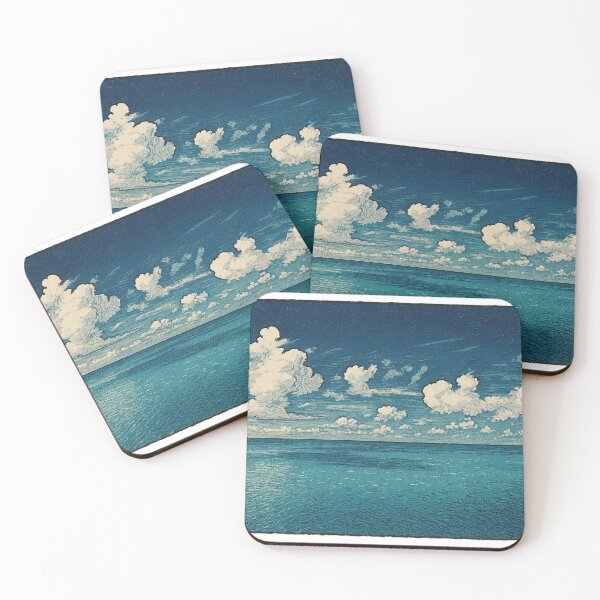 Item preview, Deep Blue Horizon Art | Vintage Ocean Sky - Tranquil Seascape designed and sold by GeEeN.