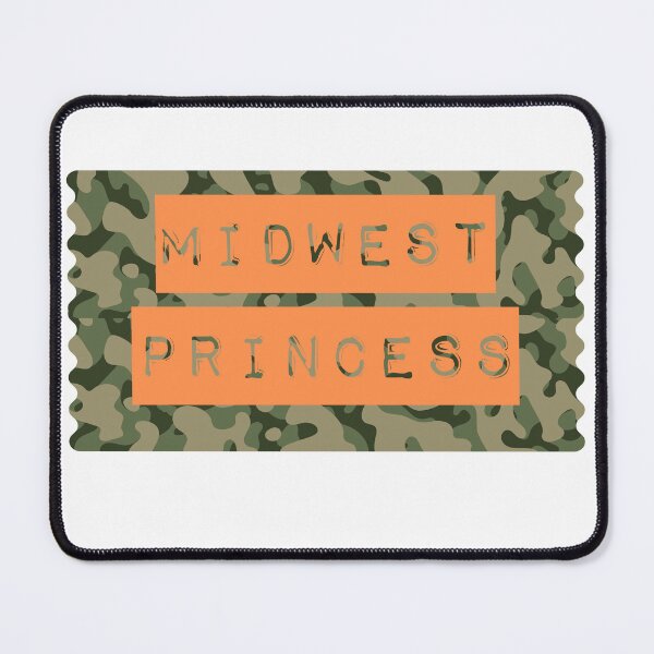 Item preview, Midwest Princess a simple iconic image of camo background designed and sold by adesignworld.