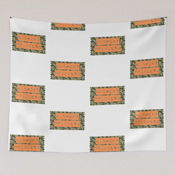 Item preview, Midwest Princess a simple iconic image of camo background  designed and sold by adesignworld.