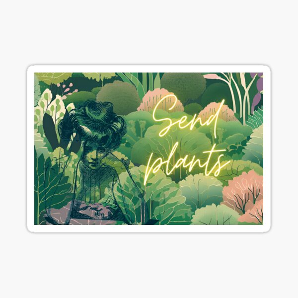 Aperçu de l'œuvre Accros aux plantes créée et vendue par AlignCreations.