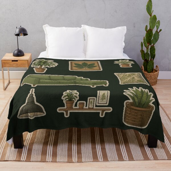 Item preview, Lush Green Living Room Vibes designed and sold by zzz888.