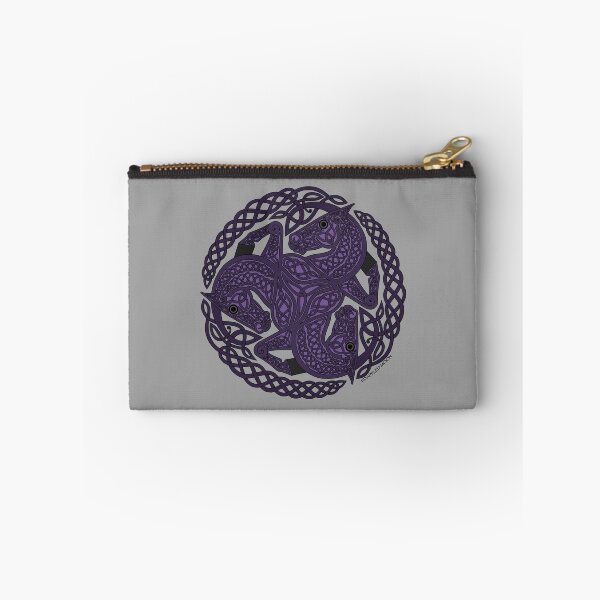 Item preview, Purple Three Horse Celtic Knot designed and sold by DappledMoon.