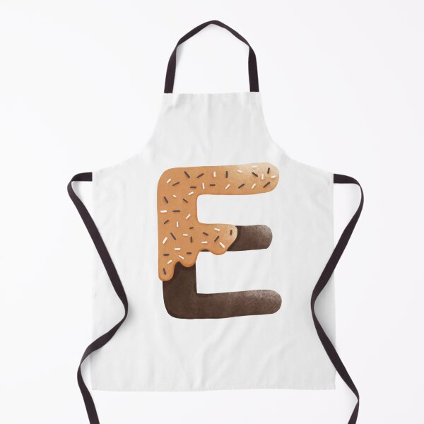 Item preview, Donut Letter E - Sweet Alphabet Chocolate Icing with Sprinkles designed and sold by inelistudio.