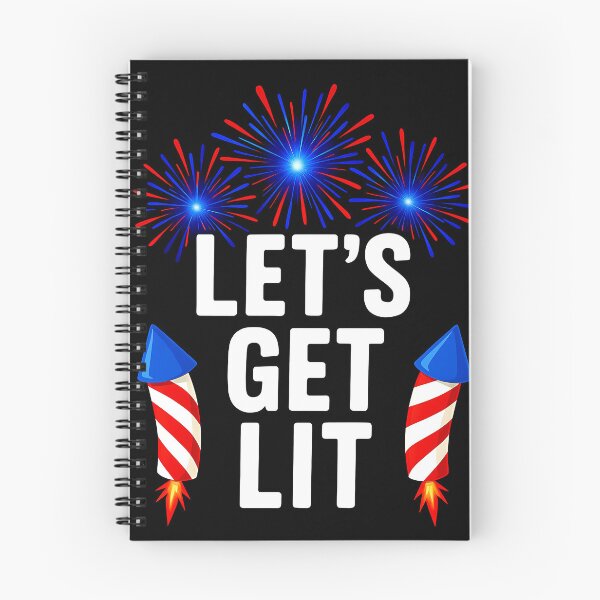 Item preview, Let s Get Lit 4th Of July With Fireworks designed and sold by MOHITSALVI.