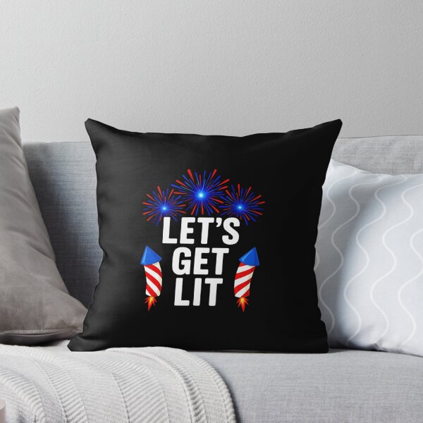 Item preview, Let s Get Lit 4th Of July With Fireworks designed and sold by MOHITSALVI.