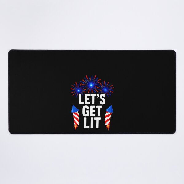 Item preview, Let s Get Lit 4th Of July With Fireworks designed and sold by MOHITSALVI.