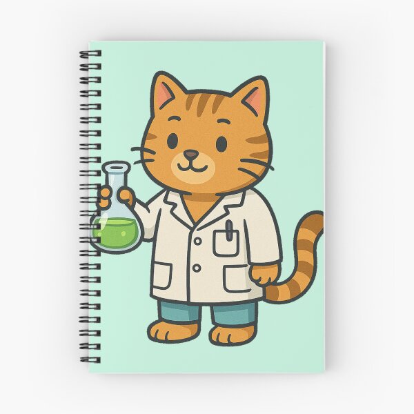 Item preview, Ginger Cat Scientist  designed and sold by Brontox.