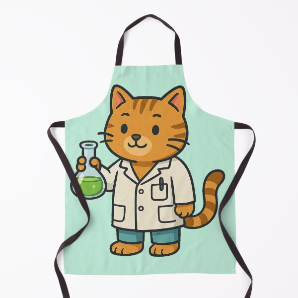 Item preview, Ginger Cat Scientist designed and sold by Brontox.