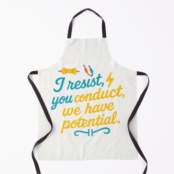 Item preview, I Resist, You Conduct, We Have Potential – Funny Electric Engineer Gift Design designed and sold by WorkBuddyGifts.