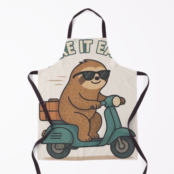 Item preview, Take It Easy – Sloth on a Scooter designed and sold by ARTECRISTHIAN4.