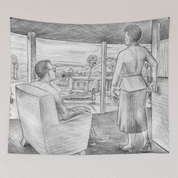 Item preview, Folks in Searchlight, Nevada  designed and sold by Charles Harker.