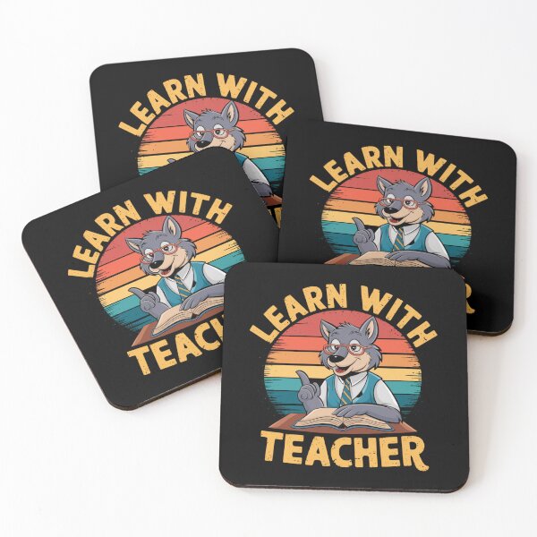 Item preview, Learn With Teacher Wolf Educator Mascot designed and sold by Taans-Creation.