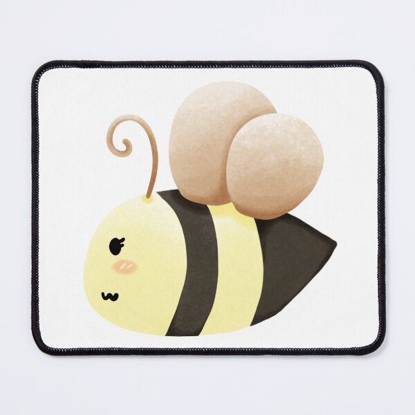 Item preview, Cute Chubby Bee | Kawaii Cartoon Bumblebee Illustration designed and sold by inelistudio.