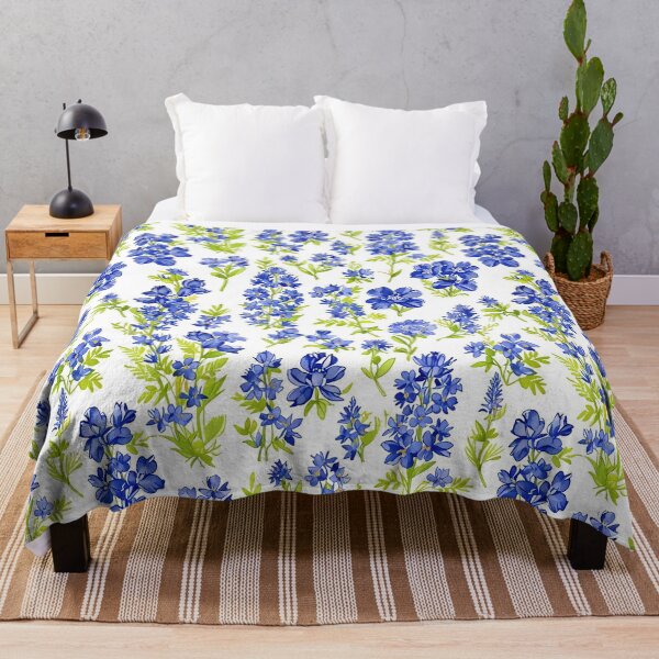 Item preview, Blue flowers designed and sold by CoolPixels.