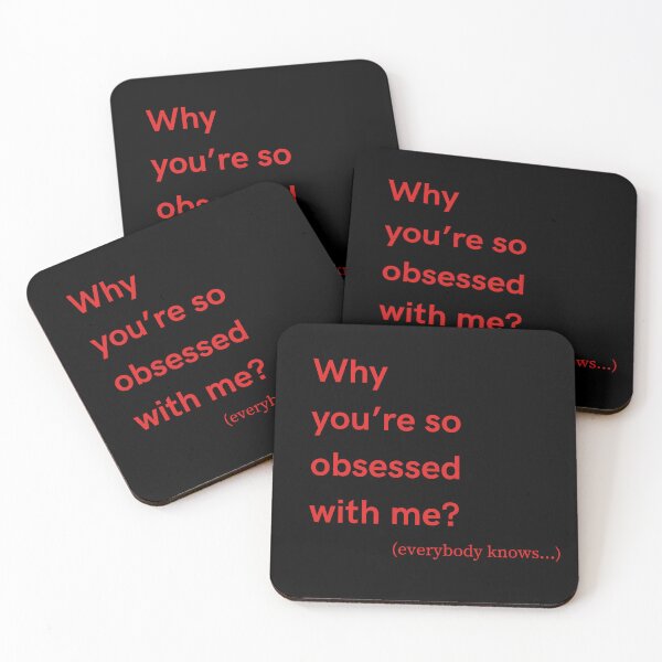 Item preview, Why are you so obsessed with me? Manifesting. designed and sold by Suerte1111.