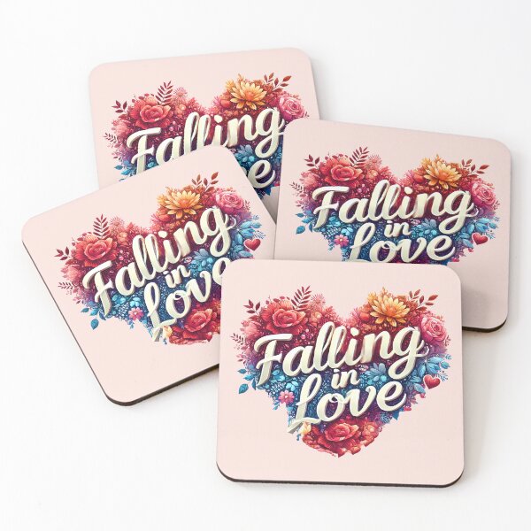 Item preview, Falling in Love, typography designed and sold by maxmaj.