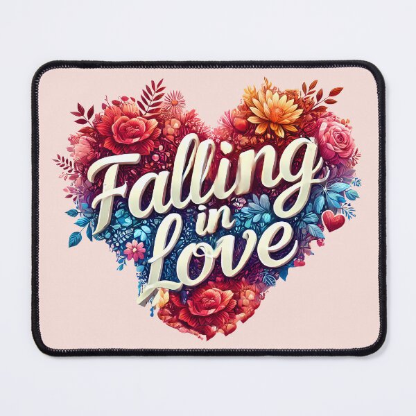 Item preview, Falling in Love, typography designed and sold by maxmaj.