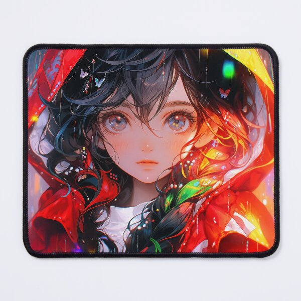 Item preview, Anime Girl in Rainy Red Hood Anime Girl designed and sold by bubblegoth.