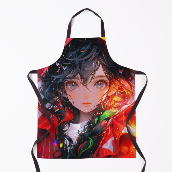 Item preview, Anime Girl in Rainy Red Hood Anime Girl designed and sold by bubblegoth.