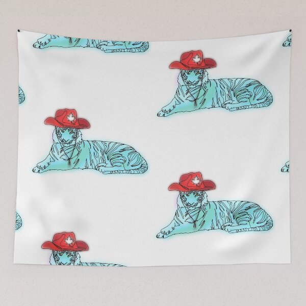 Item preview, Maple the Tiger the Ghost Canadian Cowboy - animalzinhats  designed and sold by Ashley’sAnimalz.