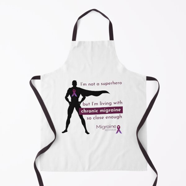 Item preview, I'm not a superhero... designed and sold by Migraine Australia.