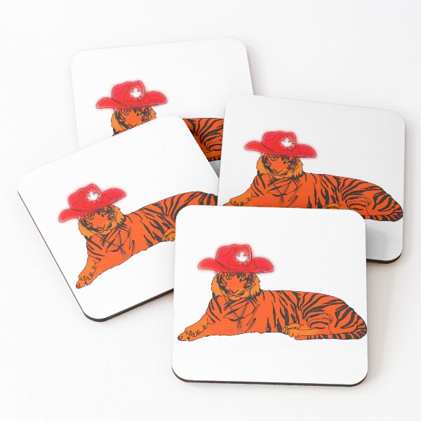 Item preview, Maple the Tiger the Solid Canadian Cowboy - animalzinhats designed and sold by Ashley’sAnimalz.
