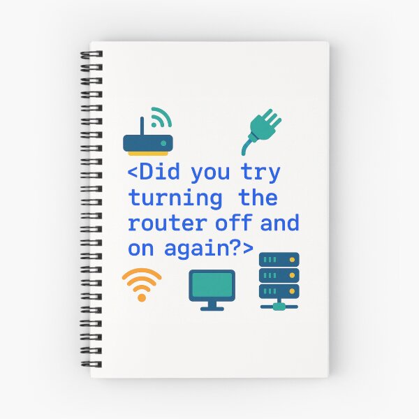 Item preview, Did You Try Turning the Router Off and On Again? – Funny Networking Engineer Gift Design designed and sold by WorkBuddyGifts.