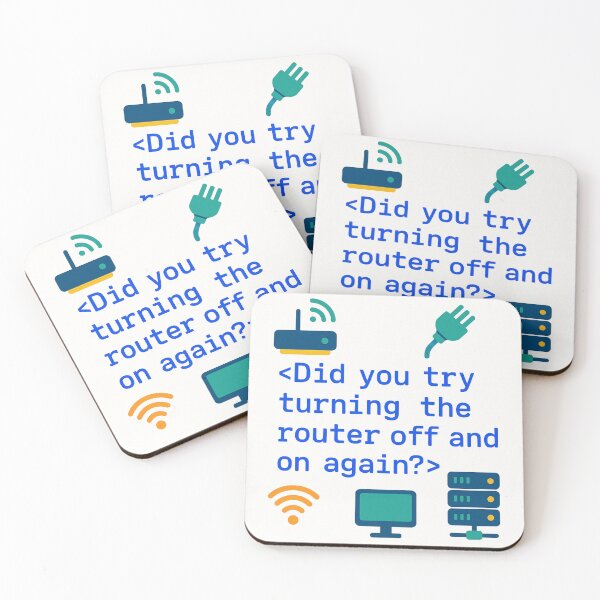 Item preview, Did You Try Turning the Router Off and On Again? – Funny Networking Engineer Gift Design designed and sold by WorkBuddyGifts.