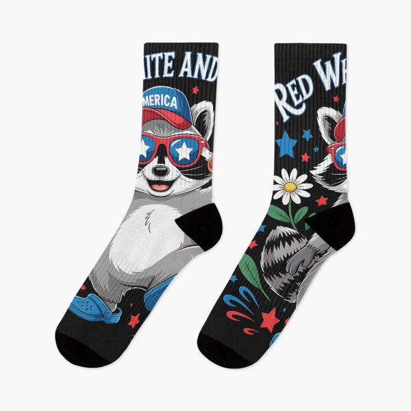 Item preview, Red White And Feral 4th Of July Raccoon Hot Dog Kids America designed and sold by cawtoon.