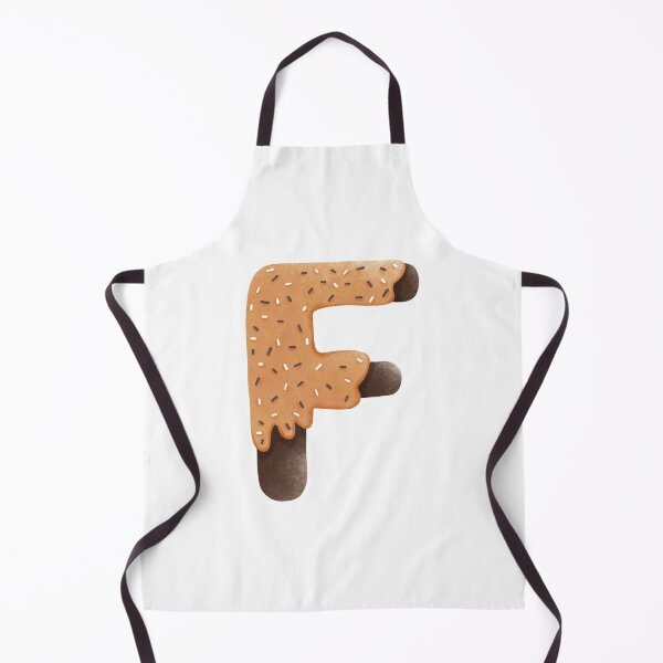 Item preview, Donut Letter F - Sweet Alphabet Chocolate Icing with Sprinkles designed and sold by inelistudio.