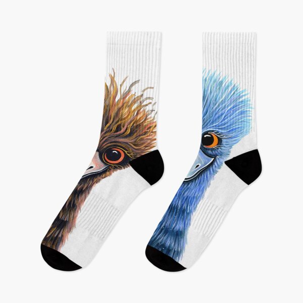 Item preview, Quirky Emu Couple designed and sold by Linda Callaghan.