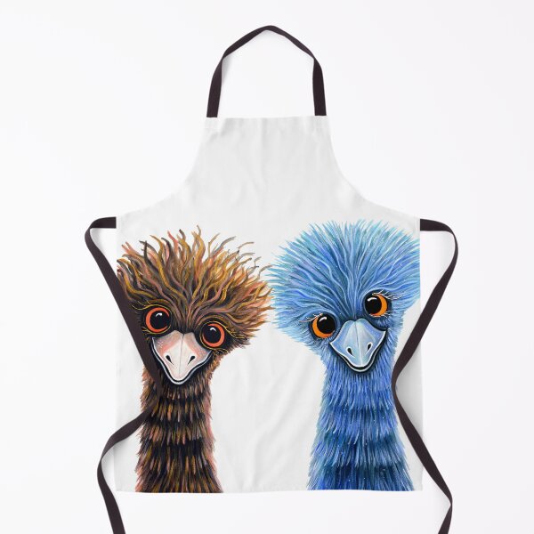 Item preview, Quirky Emu Couple designed and sold by Linda Callaghan.