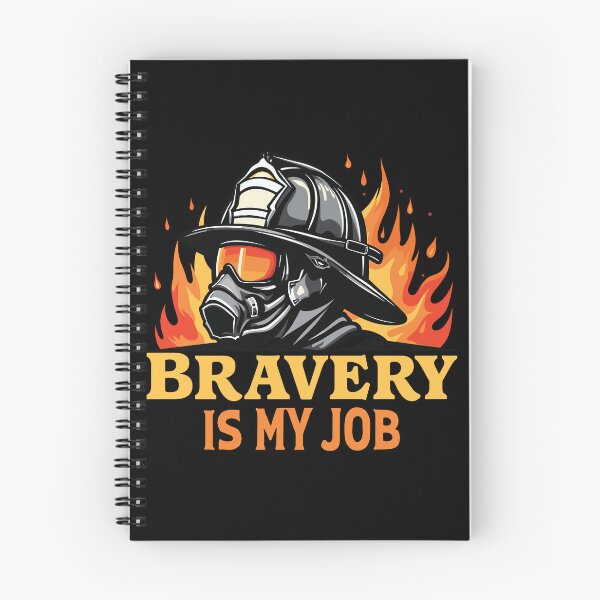 Item preview, Bravery Is My Job Firefighter Hero Design designed and sold by PrintMastery.