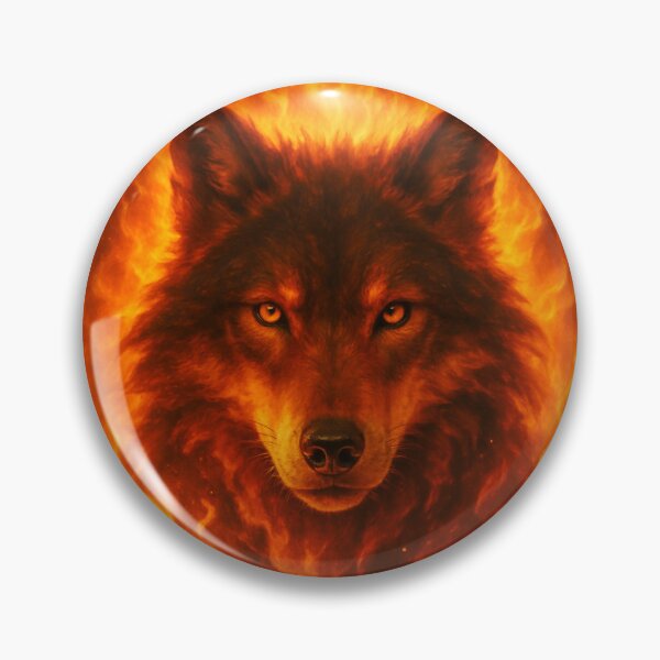 Item preview, Fireborn Wolf – Blaze of the Wild designed and sold by Ortegan90.
