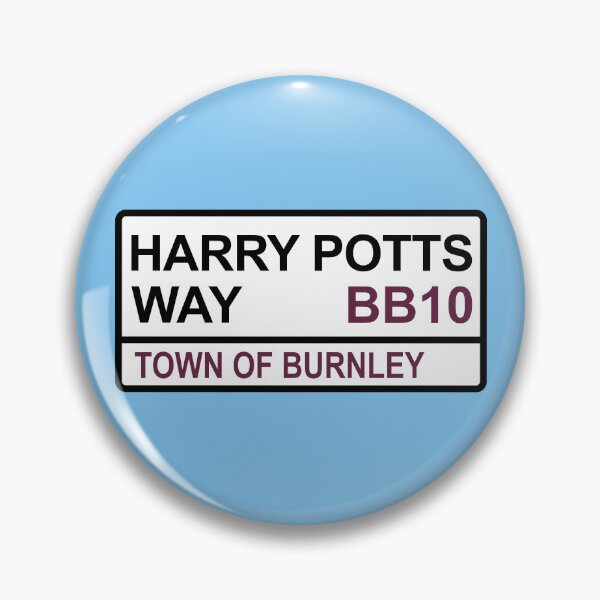 Item preview, Burnley Harry Potts Way Iconic Street Sign designed and sold by DelfDesign.