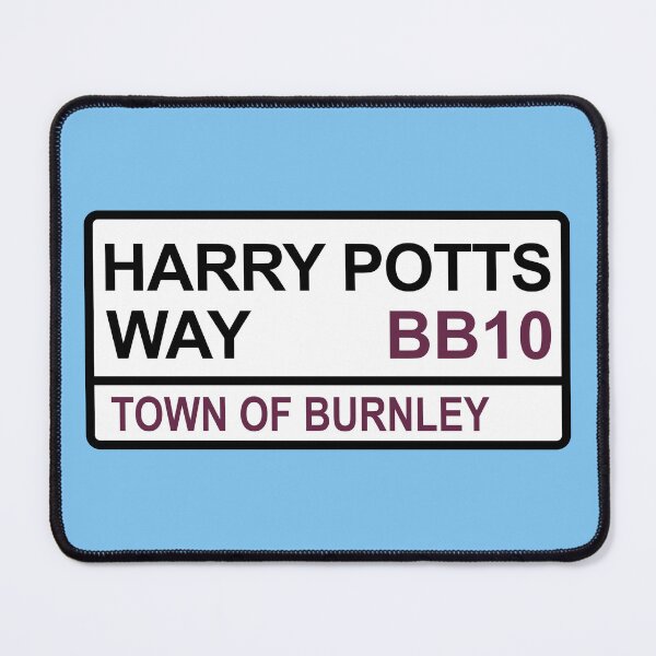 Item preview, Burnley Harry Potts Way Iconic Street Sign designed and sold by DelfDesign.