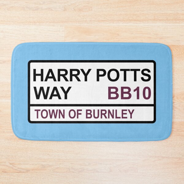 Item preview, Burnley Harry Potts Way Iconic Street Sign designed and sold by DelfDesign.