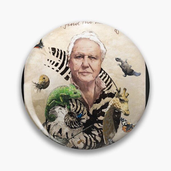 Artikelvorschau, David Attenborough mit Tieren entworfen und verkauft von Celestia1l24.