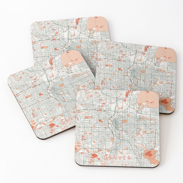Item preview, Denver City Map of Colorado, USA - Bohemian designed and sold by deMAP.