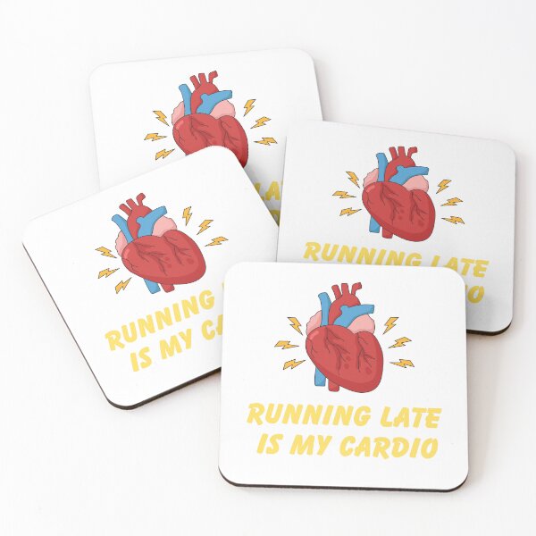 Item preview, Running Late Is My Cardio – Funny Procrastination Fitness Tee designed and sold by Cobblerj.