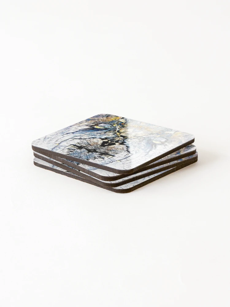 Thumbnail 4 of 5, Coasters (Set of 4), wolf tree designed and sold by InfinitePathArt.
