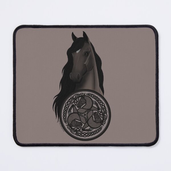 Item preview, Grulla Horse with Celtic Horse Knotwork designed and sold by DappledMoon.