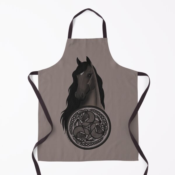 Item preview, Grulla Horse with Celtic Horse Knotwork designed and sold by DappledMoon.