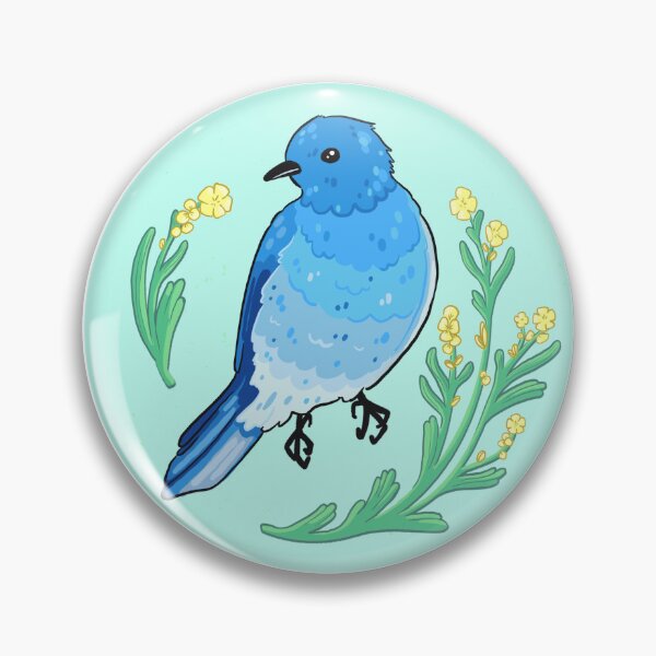 Item preview, Mountain Bluebird & Sagebrush designed and sold by HaloHandcrafts.