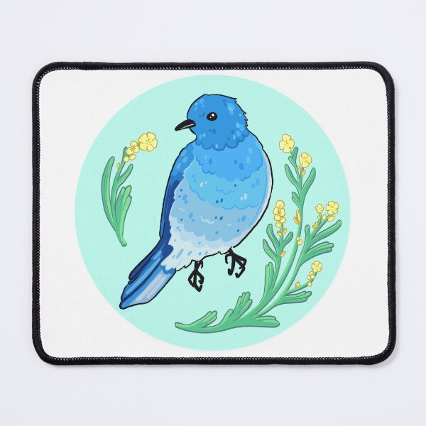 Item preview, Mountain Bluebird & Sagebrush designed and sold by HaloHandcrafts.