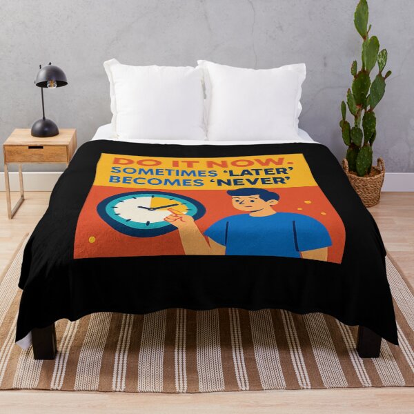 Item preview, Do It Now. Sometimes "Later" Becomes "Never" designed and sold by okiiskandarart.
