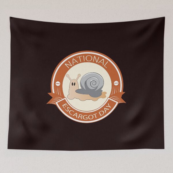 Item preview, National Escargot Day Sign designed and sold by karyalangit.