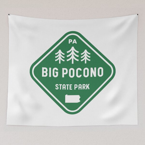 Item preview, Big Pocono State Park Pennsylvania Rhombus designed and sold by bivenart.