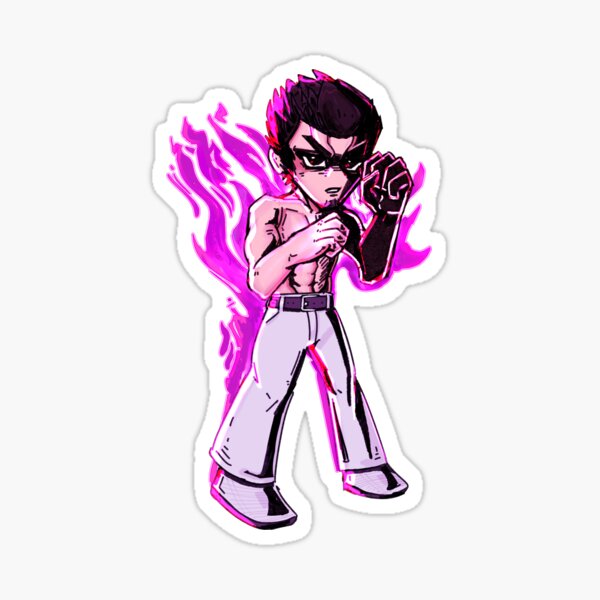 Item preview, Kiryu Kazuma, Like a Dragon, Yakuza, Chibi Rush Sticker designed and sold by Yithmir.