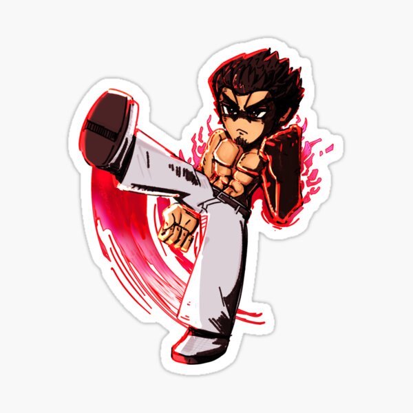 Item preview, Kiryu Kazuma, Like a Dragon, Yakuza, Chibi Dragon Sticker designed and sold by Yithmir.